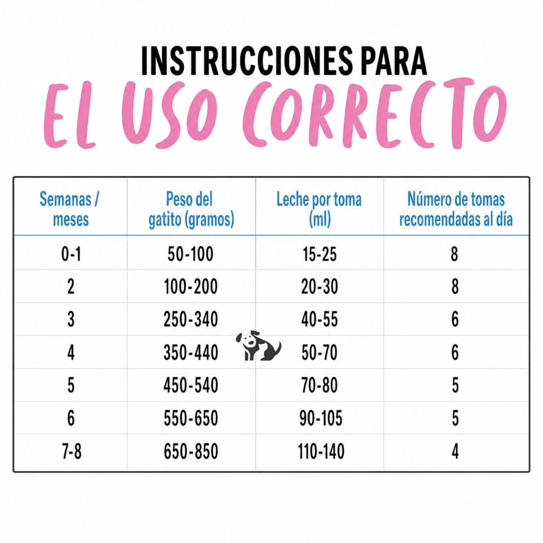 ANIMALUJOS - Kit Lactancia Gatitos con 6xLeche de Cabra Schesir 150ml Incluye Biberón Tetina Cepillo, Alimento Completo Sin Cereales con DHA Taurina para Cachorros Recién Nacidos