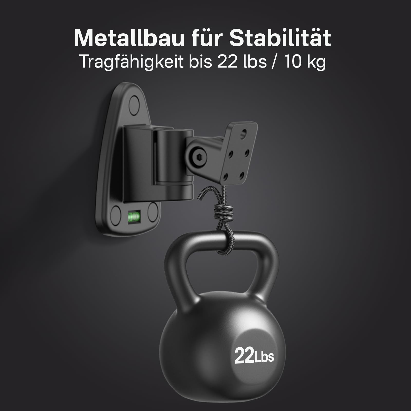 Zestaw 2 regulowanych uchwytów ściennych do Samsung HW-Q990D/Q990F/Q990C/QS700F – pasuje do Samsung SWA-9500S/SWA-W200D uchwyty ścienne z otworem na klucz i gwintowanym uchwytem