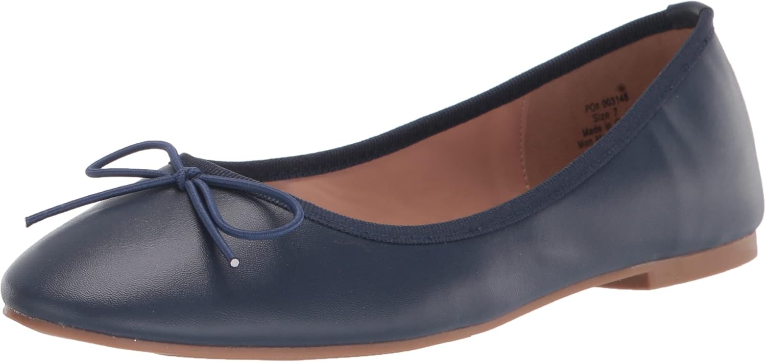 Journee Collection Women's Flats, Navy, 7
