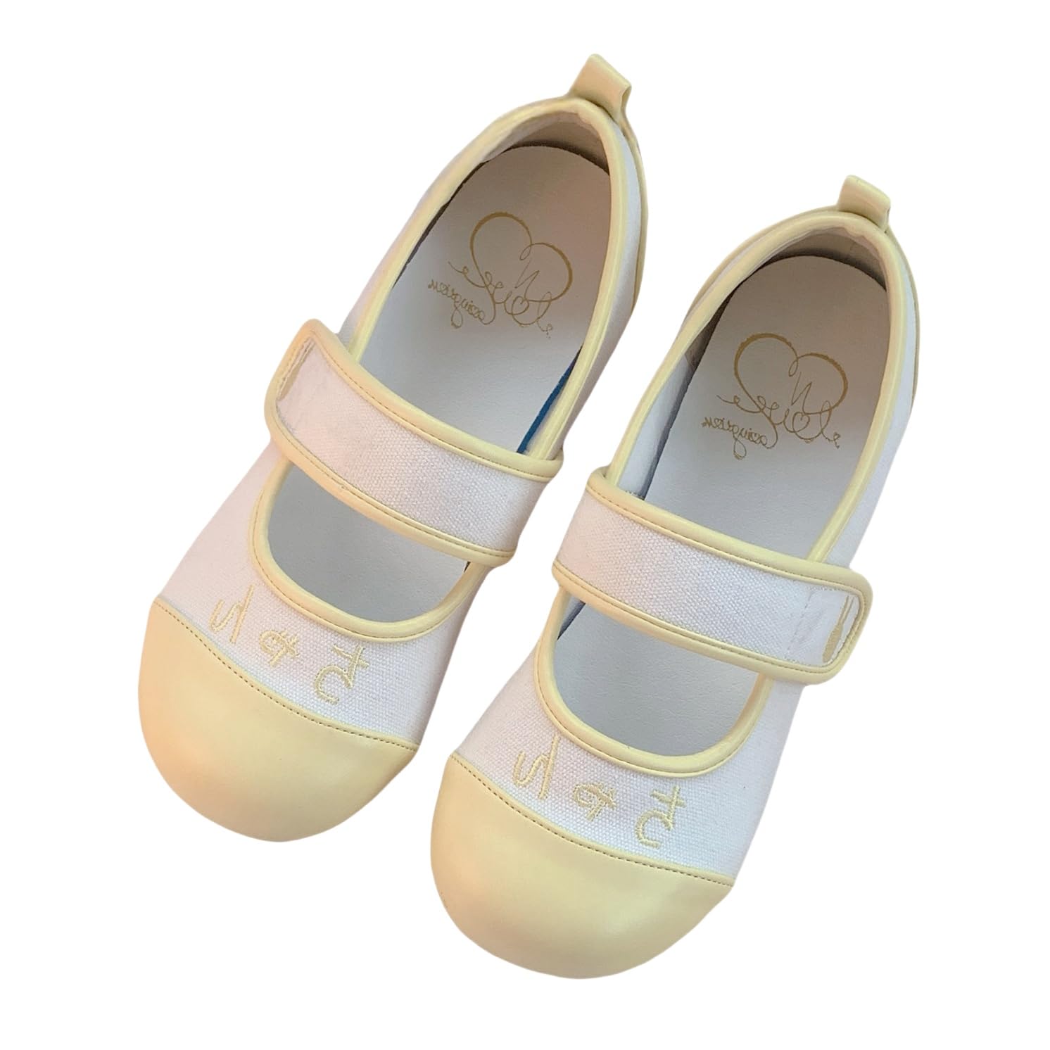 Japanese Casual Lolita Shoes, Cute Mary Jane Flats Rabbit Inspired Shoes: 3.5 Yellow