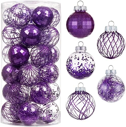 30ct Christmas Ball Ornaments-60mm/2.36
