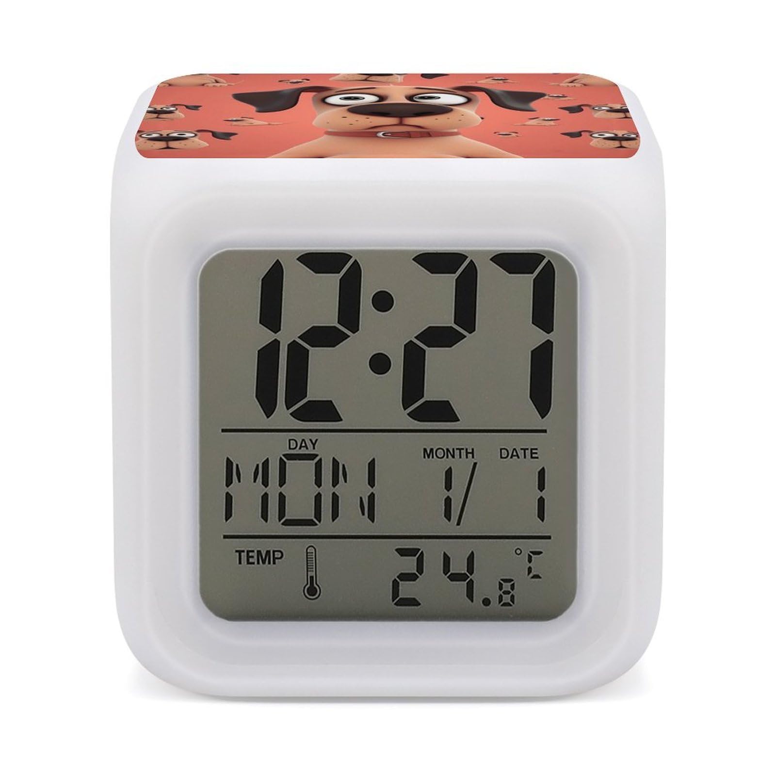 Horloge puissante pour chambre d'enfant avec grand écran LED