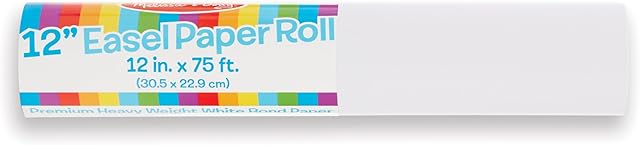 Melissa & Doug Tabletop Easel Paper Roll (12 inches x 75 feet)
