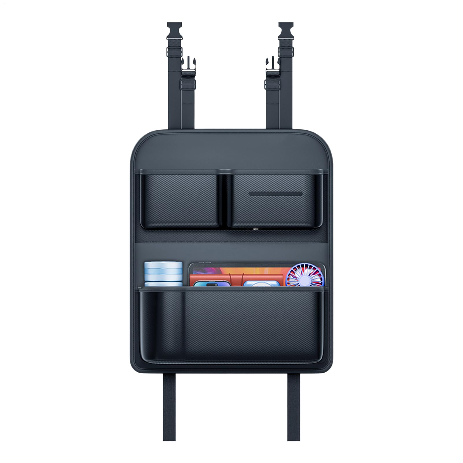Organiseur de siège arrière pour voiture, idéal pour vos voyages en famille et départs en vacances