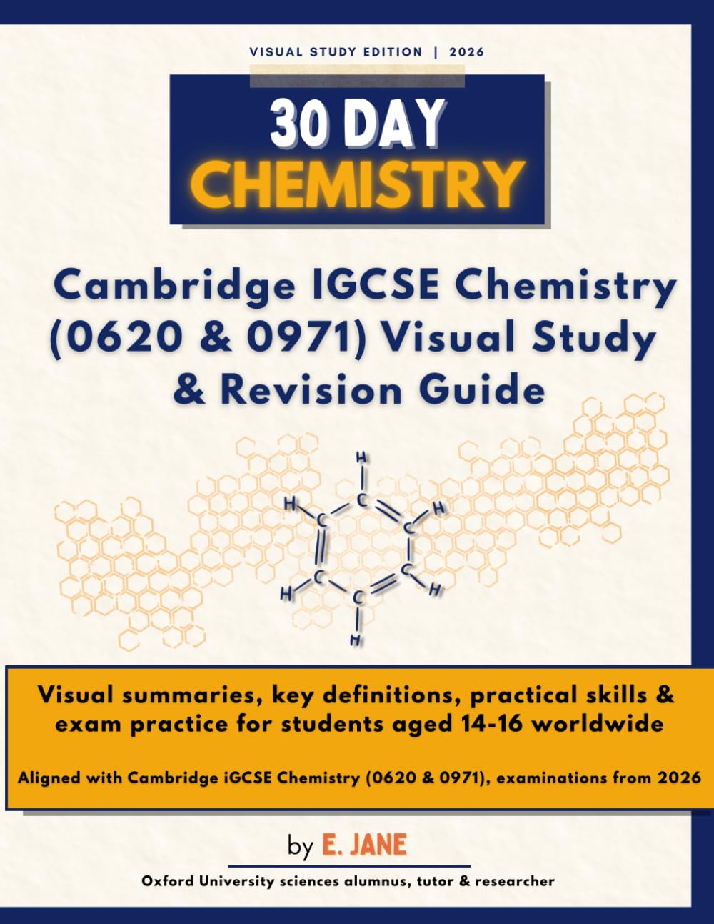 30 Day Chemistry: Complete Cambridge iGCSE Chemistry Revision Workbook (0620 & 0971): Visual summaries, key definitions, exam practice & practical skills for Cambridge International GCSE Chemistry