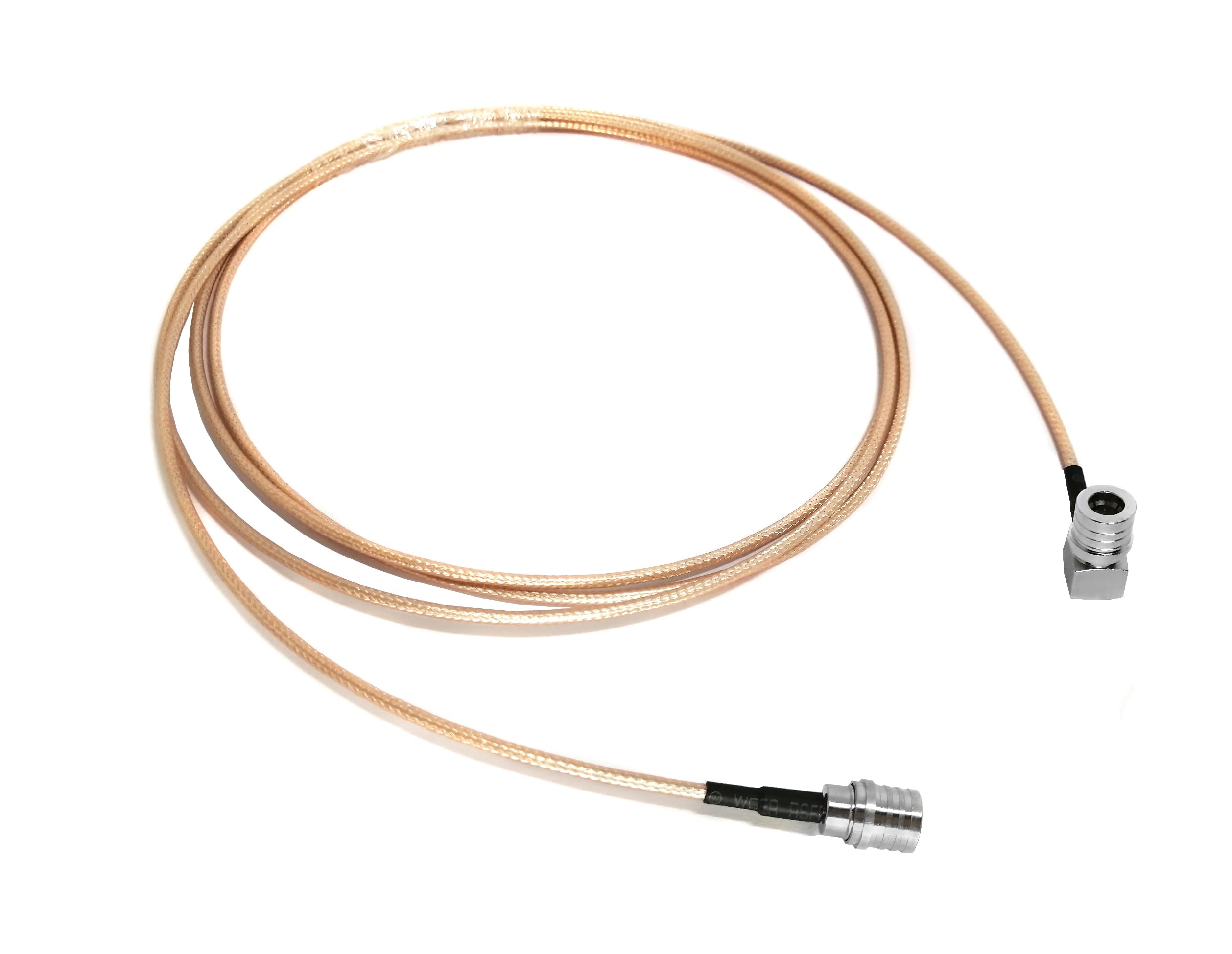 ZADIKO Cable coaxial RG316 de 6 pies QMA macho a conector de ángulo macho QMA for dispositivos inalámbricos y cámaras