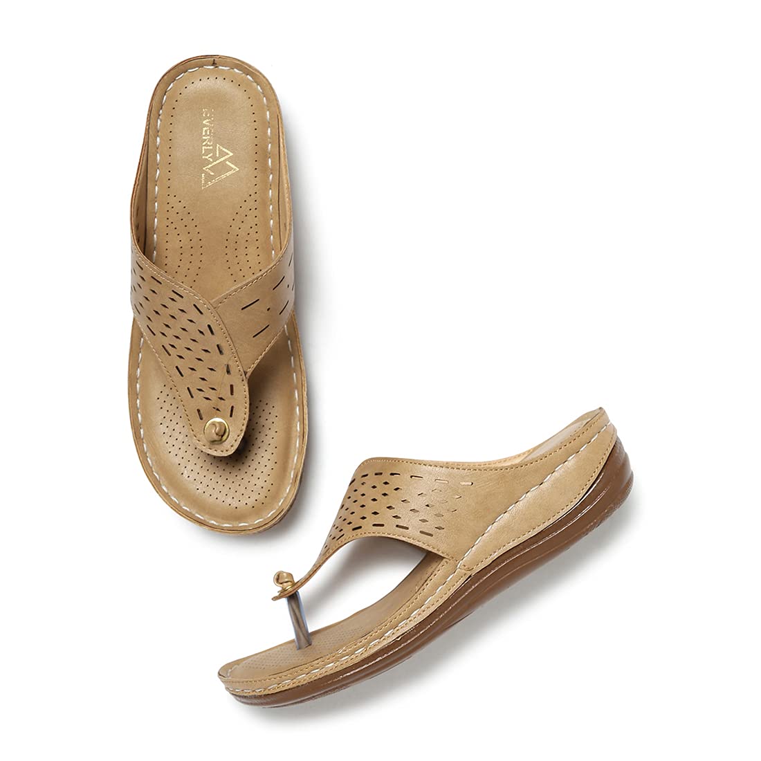 See full amazon price history chart for Everly Synthetic Leather Doctor Ortho Sandal For Women (38) - MNS6033MNT38 Beige Everly Synthetic Leather Doctor Ortho Sandal For Women (38) - MNS6033MNT38 Beige (B0968BWNBB) Amazon Price History, Amazon Price Tracker