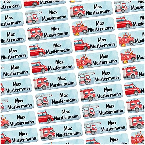 Sunnywall Namensaufkleber 36x7,7mm - Selbstklebend Bis 1920 Stück