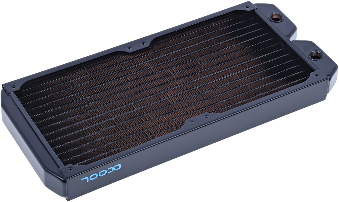 Alphacool NexXxos ST30 Full Copper Radiator280, 140mm x 2, Dual Fan, Black