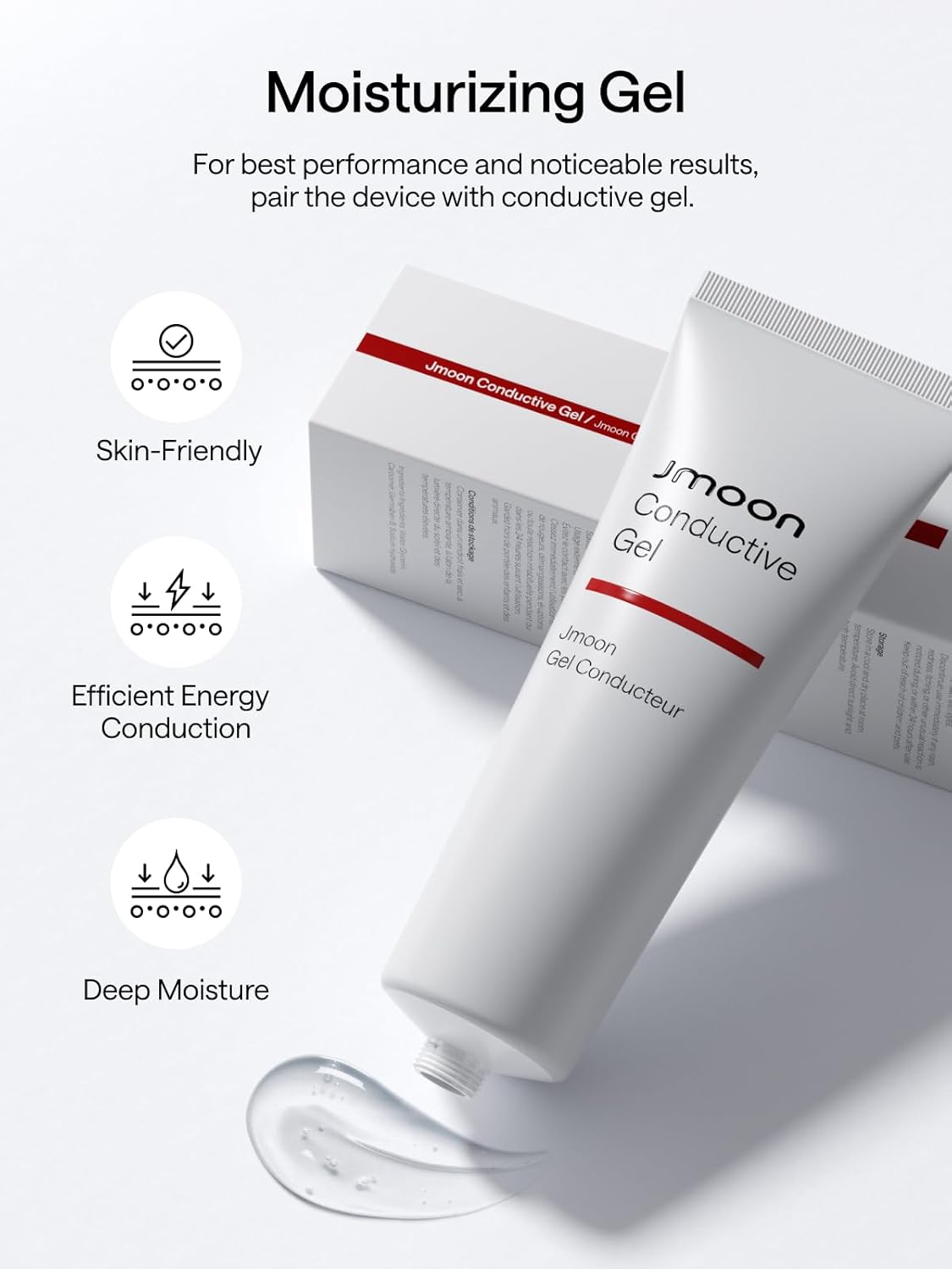 JMOON Microcurrent Facial Device, M30U Red Light Therapy for Face, Safe Anti Aging Skin Care, 4 Modes, 5 Energy Levels for Full Face Lift and Ideal for Smile Lines, Eyes, and Forehead (Pink) - Image 6