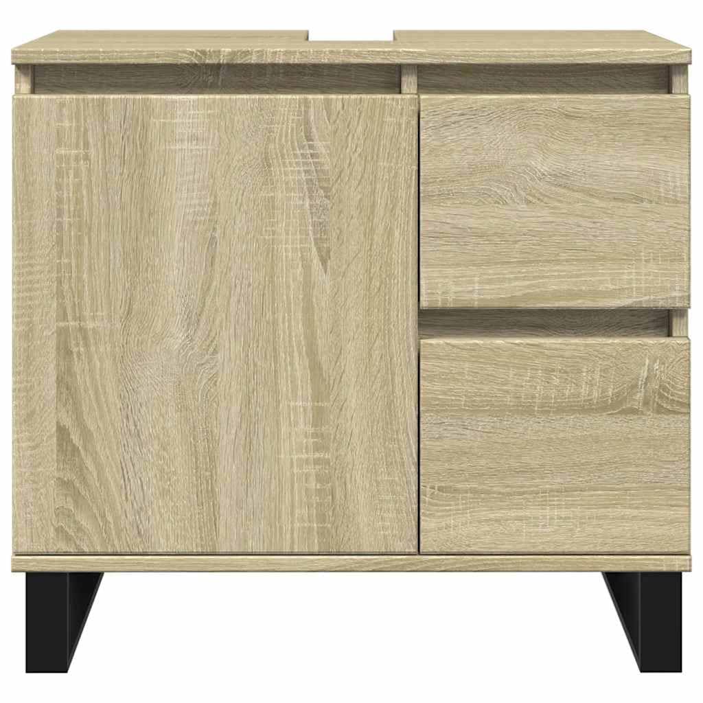 Armoire de salle de bain en chêne Sonoma 65 x 33 x 60 cm