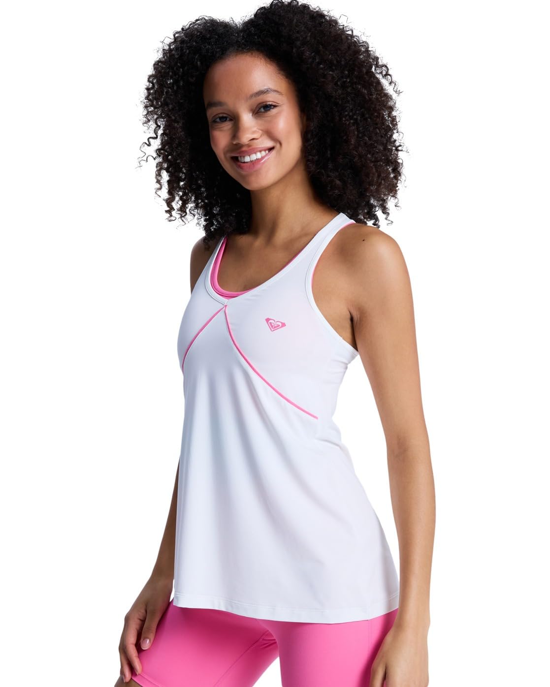 Roxy Move Free 2 - Débardeur Technique sans Manches - Femme - XS - Blanc
