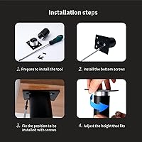 Vista 4 de Bitray Patas de muebles Pie de muebles 8 pulgadas/7.9 in Pies ajustables Hogar Proyectos DIY Sofá Pierna - 4pcs