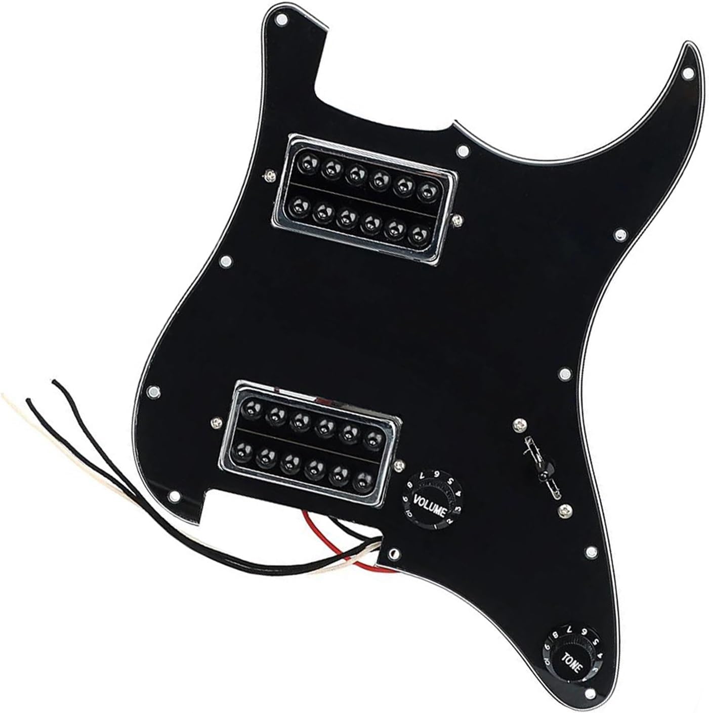 ハムバッカーピックガード ギター配線済みロードピックガード SSS