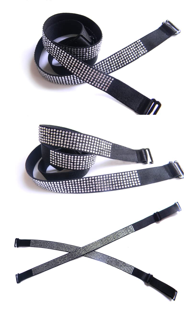 Sexy unsichtbarer Strass-BH, Schultergurt, rutschfest, verstellbar, Intim-Zubehör, Damen-Dessous, BH-Träger