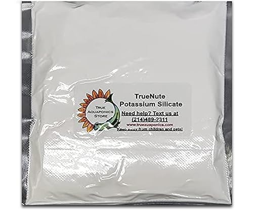 TrueNute - Silicato de potasio en paquetes de 64 onzas, para acuaponía, hidroponía, empapamiento del suelo y aerosol foliar para corregir las
