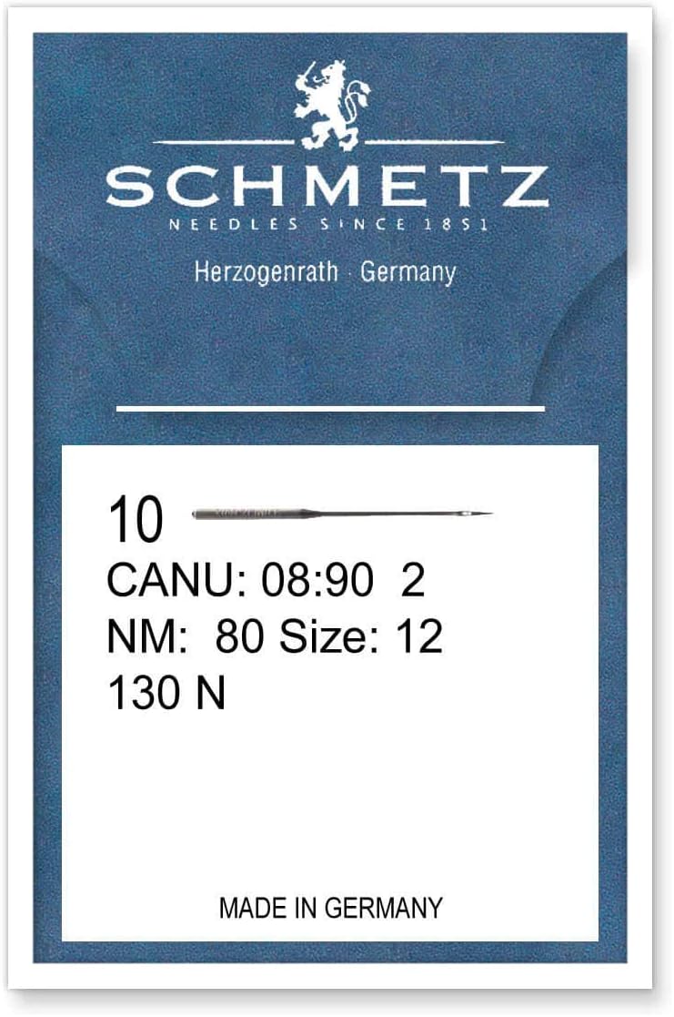 SCHMETZ 25 Topstitch Sewing Machine Needles 130 N Size 80/12