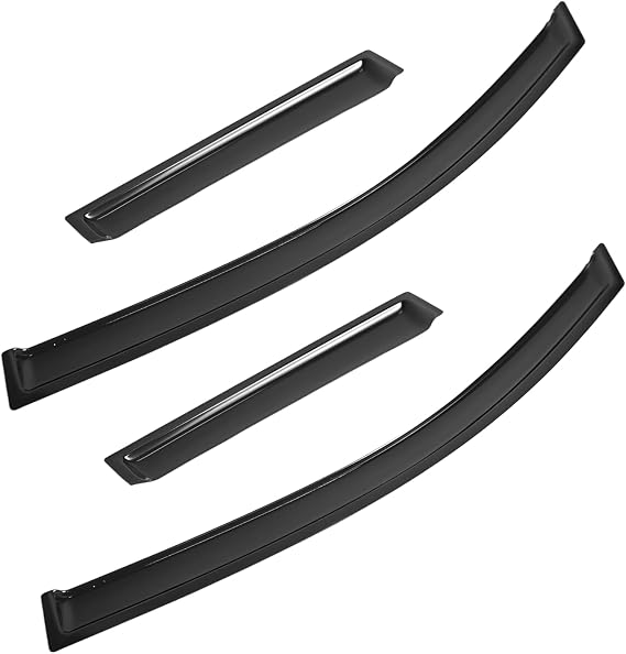 In-Channel Wind Deflector for Toyota C-HR MK1 2016-2024 5 Door Window Visors Sun Rain Guard Vent Weather Shields, Smoke, 4Pcs