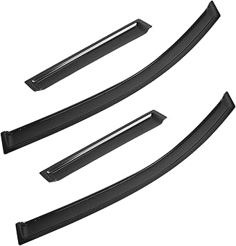 In-Channel Wind Deflector for Toyota C-HR MK1 2016-2024 5 Door Window Visors Sun Rain Guard Vent Weather Shields, Smoke, 4Pcs