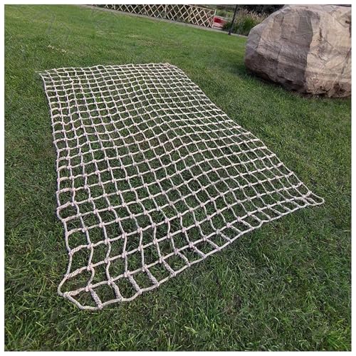 Amacthysh Rete da Arrampicata, Rete di Protezione di Sicurezza, Rete da Arrampicata per Interni Ed Esterni, Scala di Corda per Palestre, Parco Giochi, Allenamento, Casa Sull'albero,19.7 * 21.3ft