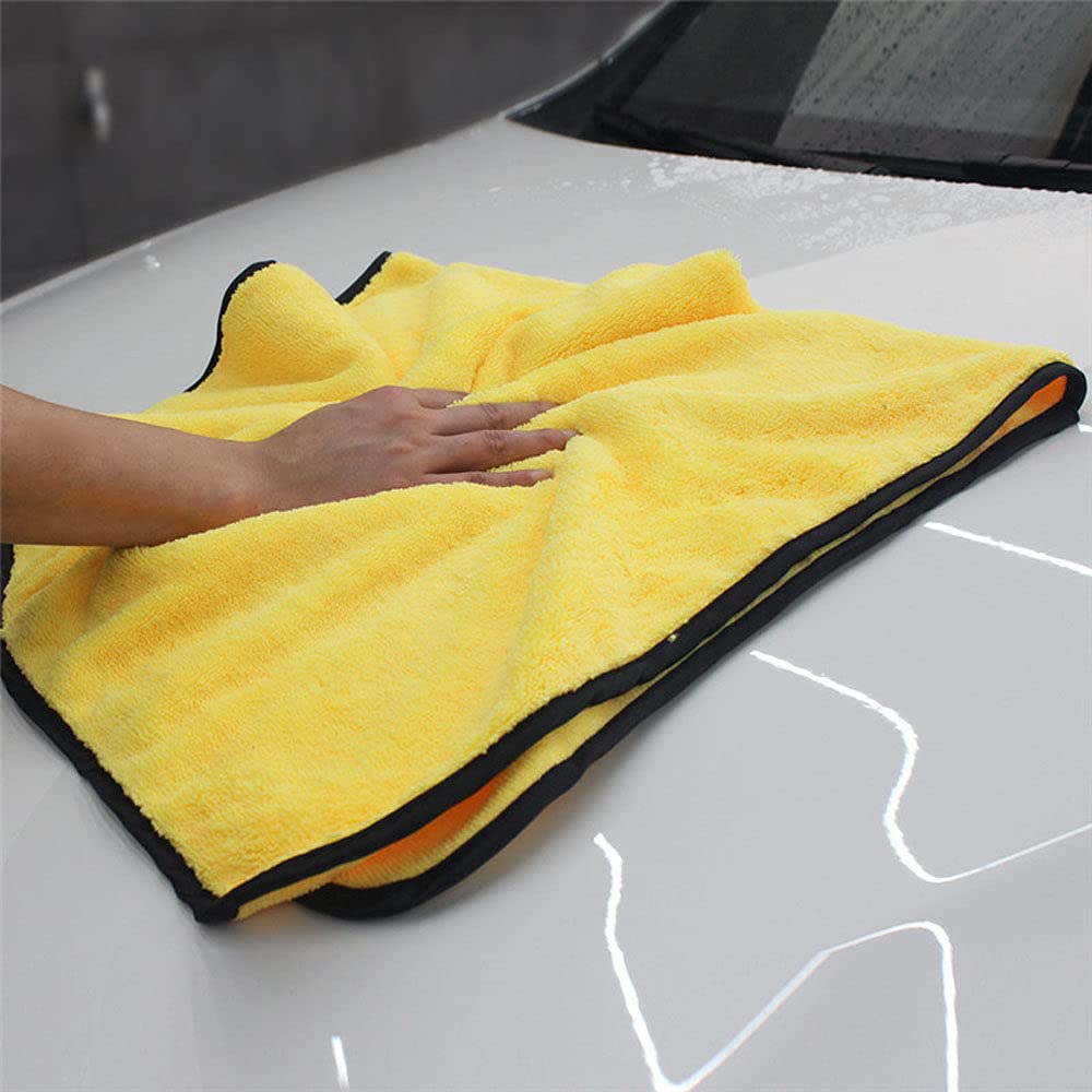 Asciugamano per autolavaggio 90x60cm Panno per asciugatura super assorbente Asciugamano in microfibra per autolavaggio Pulizia dell'auto Asciugamano per asciugatura di grandi dimensioni per la cura