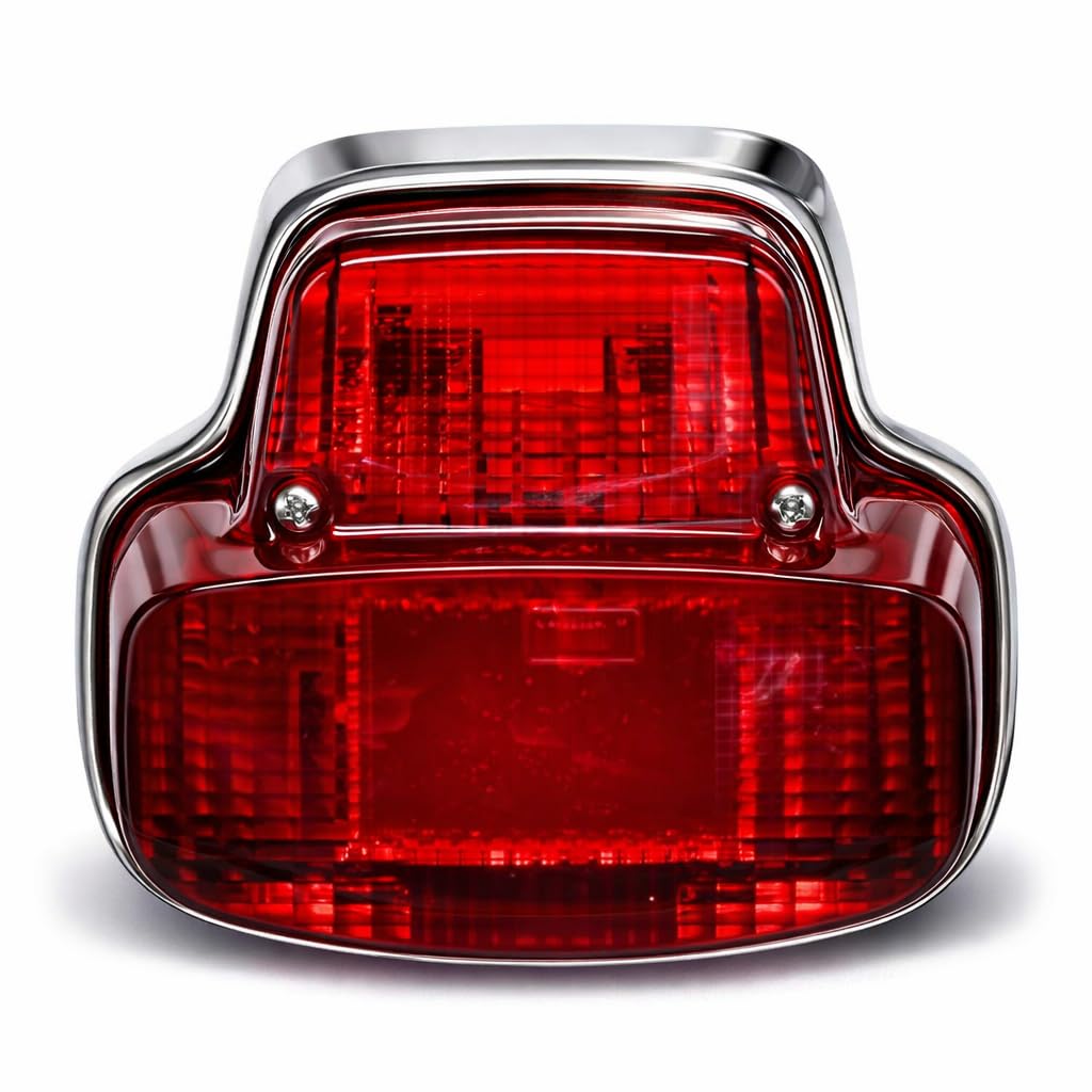 Allpartssource Tail light back light Red Scooter Tail Light 1 Piece Suitable for Chetak and Vespa Scooter