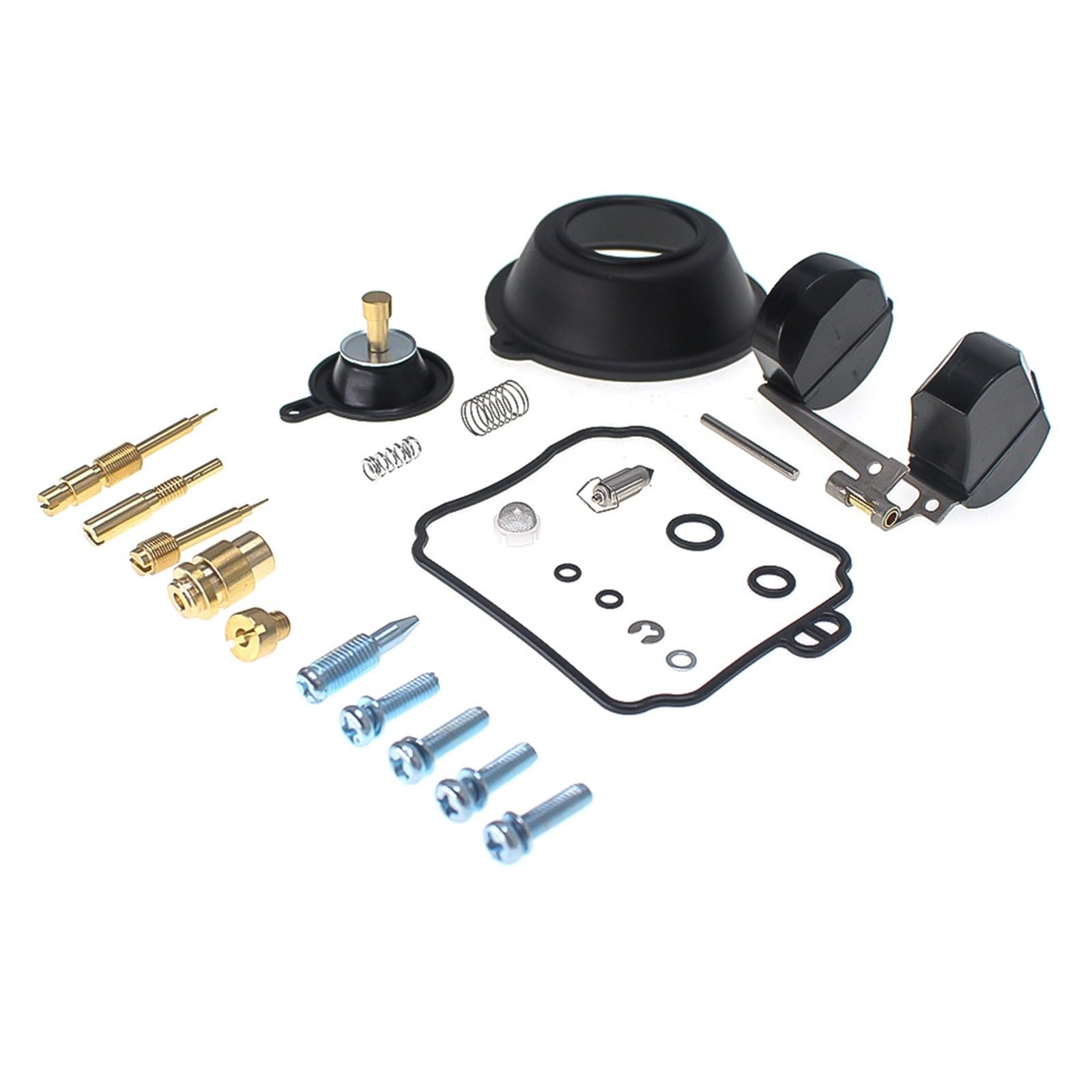 para Yamaha XVS650 V-Star 199 1999 2000 2001 2002 2003 2004 2005 2006 2007 2008 2010-2015 Kit De Reparación Carburador Flotador Y Diafragma