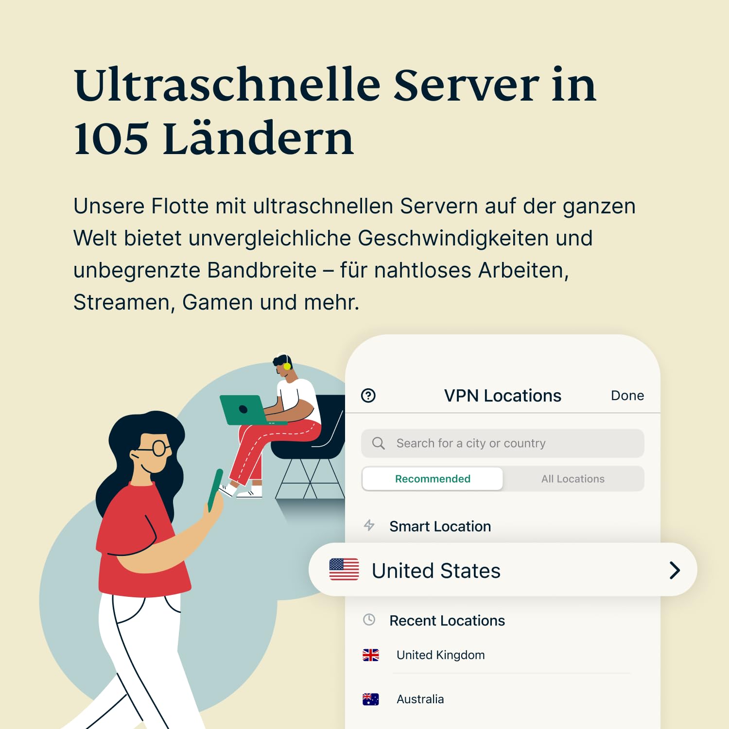 ExpressVPN, 1 Monat, Kompatibel mit allen Geräten, Digitaler Code