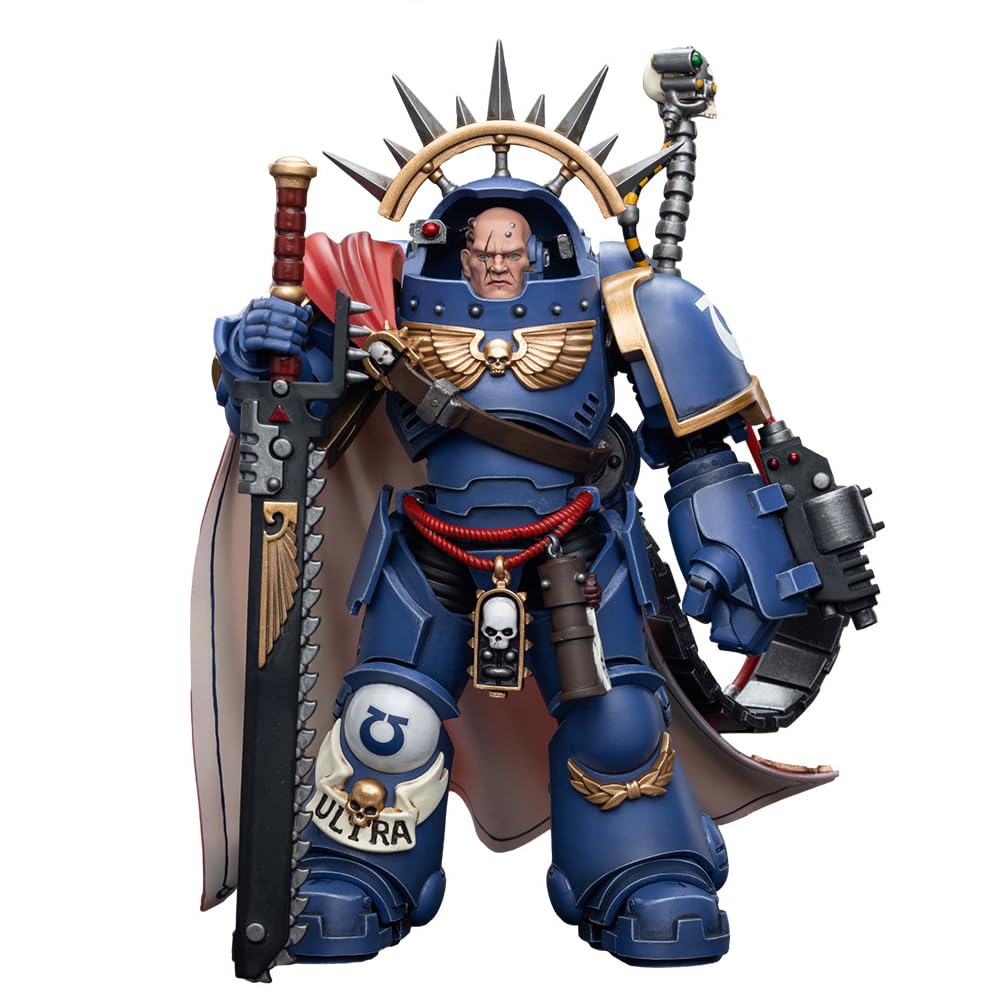 JOYTOY Warhammer 40K 1/18 Ultramarines Captain in Gravis Armour Collection Model Birthday gifts — image 1