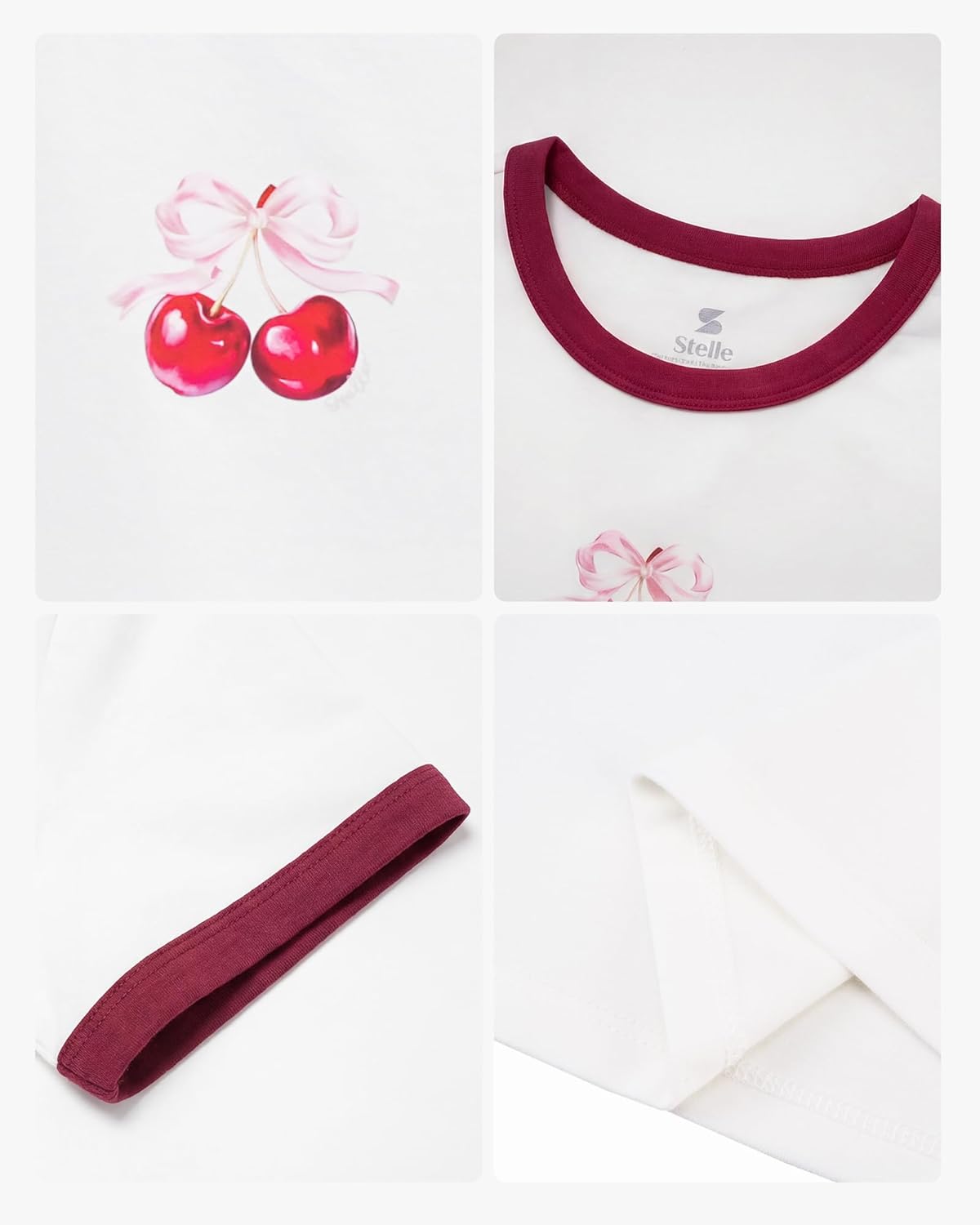 Stelle Girls Graphic Tees Short Sleeve Girls Shirts Cute Tops Crew Neck Casual Basic Summer T-Shirt for Kids Teen 4-15 Years - Image 6