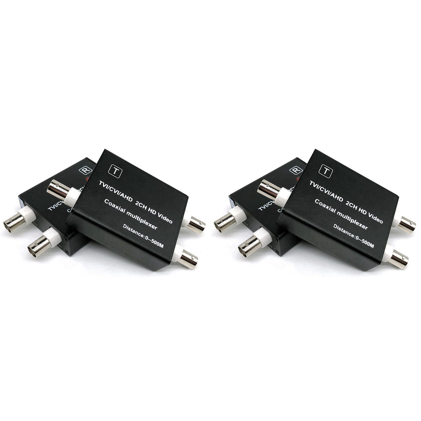4x multiplekser wideo AHD TVI CVI do kamery CCTV 2Ch koncentryczny konwerter wideo do HDCvi 1080P