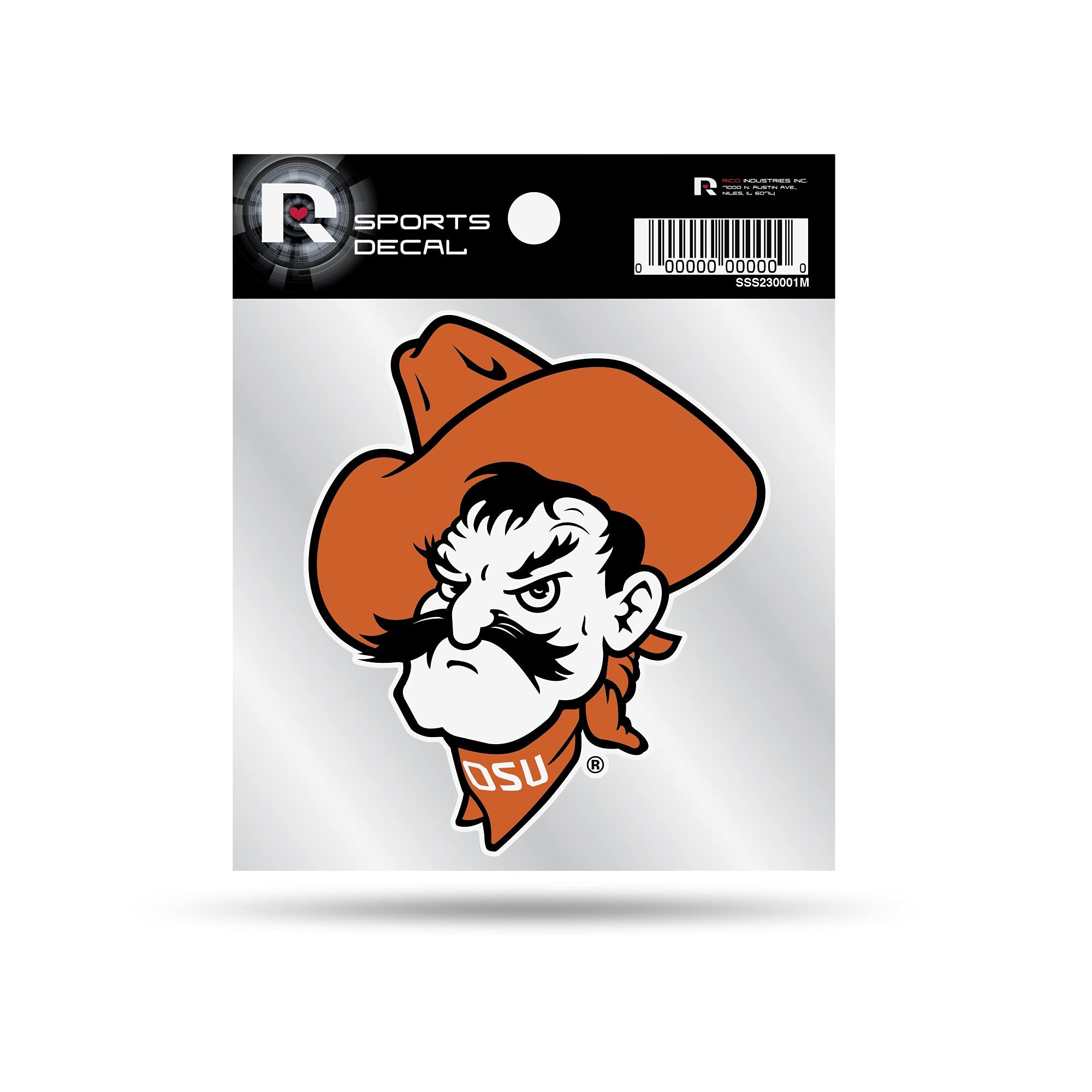 Rico Industries NCAA unisex-adult Mascot 4x4 Decal