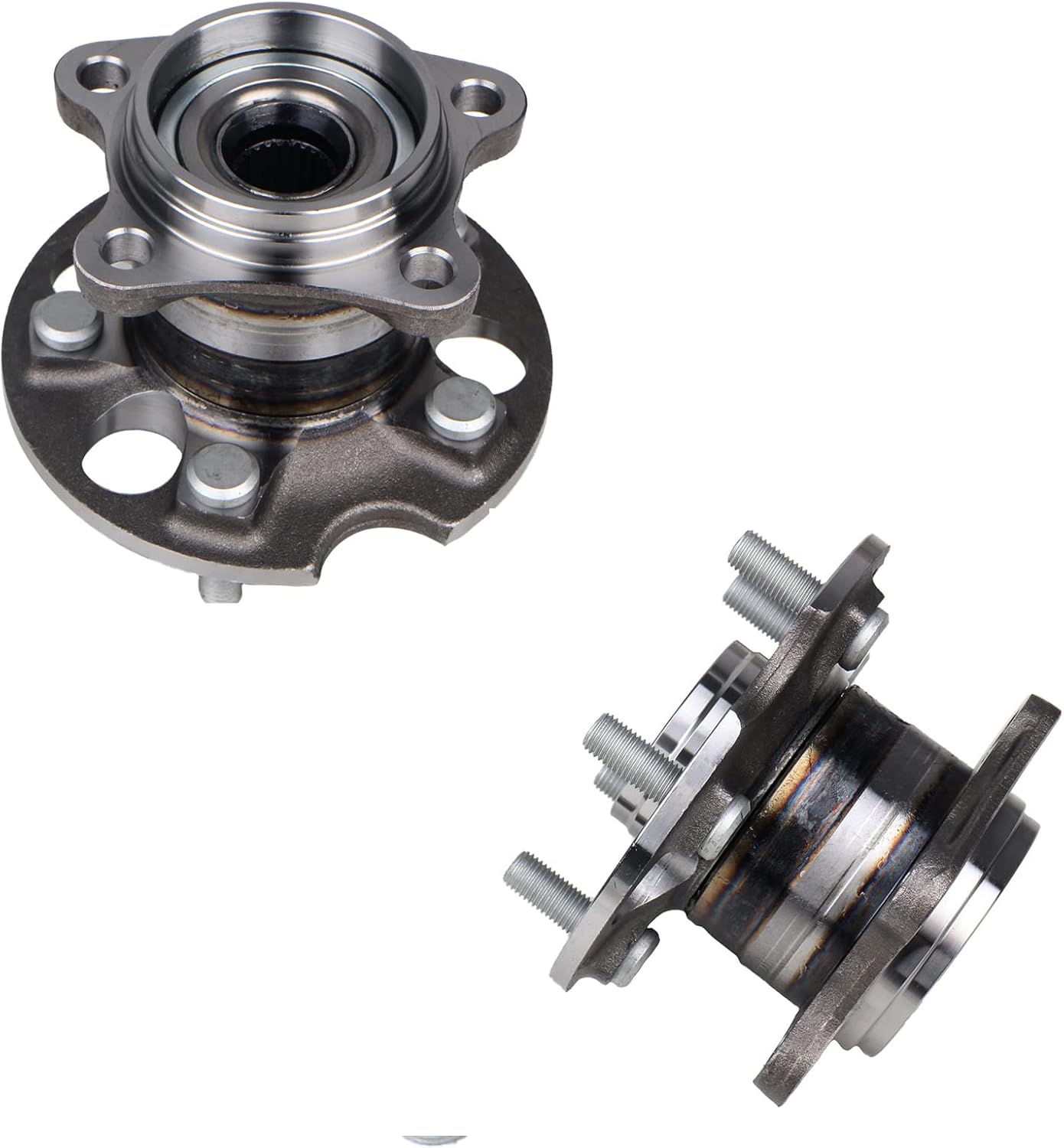 KUSATEC 512284 Rear Wheel Bearing Hub Assembly 2-Pack for 2004-2006 Lexus RX330 2007-2009 Lexus RX350 2006-2008 Lexus RX400h 2004-2013 Toyota Highlander 2009-2016 Toyota Venza, 5 Lug w/ABS