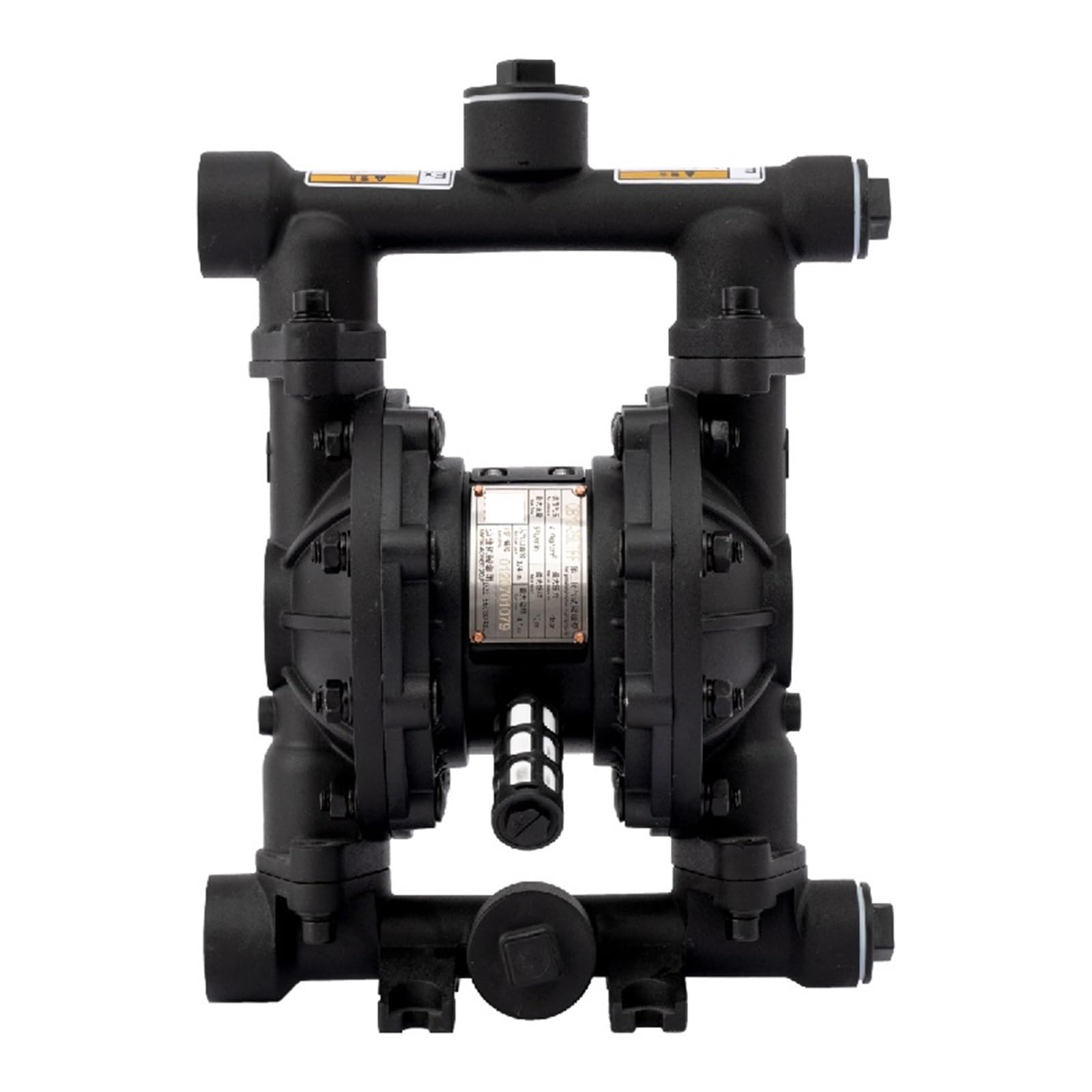 Zxzzas One Color Diaphragm Pump, Qby3-25 Aluminium Alloy Aodd Air Operated Oil Water Transfer Pneumatic Double Diaphragm Pumps
