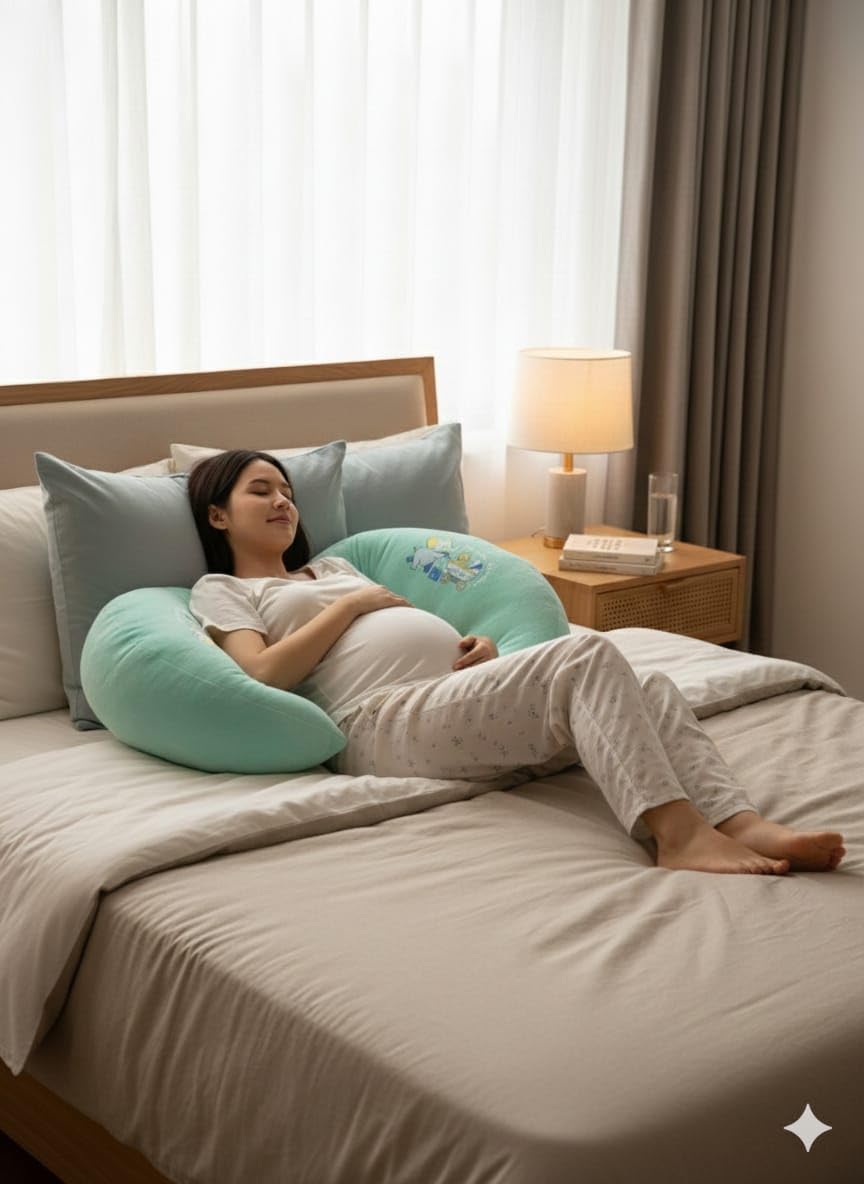 One-Shoulder Baby Carrier mother's lap sleeping: Adjustable Hip Wrap with Mesh & Cotton Fabric for Newborns, Half Wrap Hip, Adjustable, Lightweight Cotton, Baby Sling Carrier (New Mothers Cushion Pillow-A)-image-20
