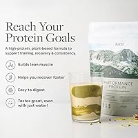Vista 3 de Form Performance Protein - Polvo de Proteína Vegano - 30g de Proteína a Base de Plantas por Porción, con BCAA y Enzimas Digestivas. Perfecto Después