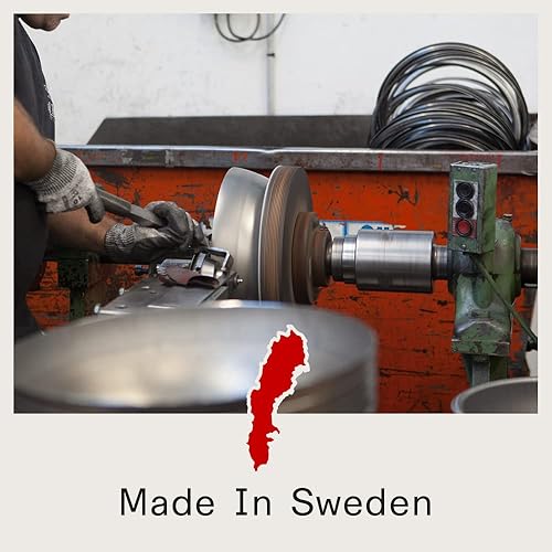 Miniatura 7 de Made In Utensilios de cocina - Plancha de acero al carbono + prensa de parrilla - (como hierro fundido, pero mejor) - Utensilios de cocina