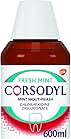 Corsodyl Mouthwash Mint, Gum Disease & Bleeding Gum Treatment Mouthwash, 600 ml