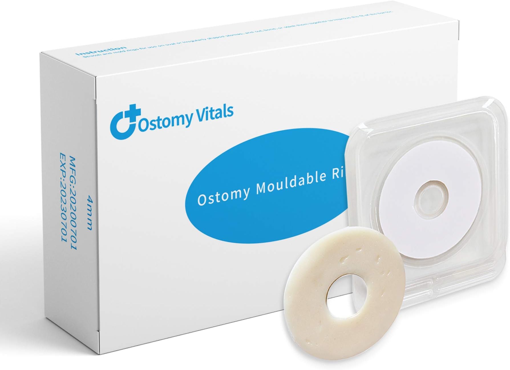 Ostomy Vitals | Barrier Rings | Stoma Rings | Pack of 10