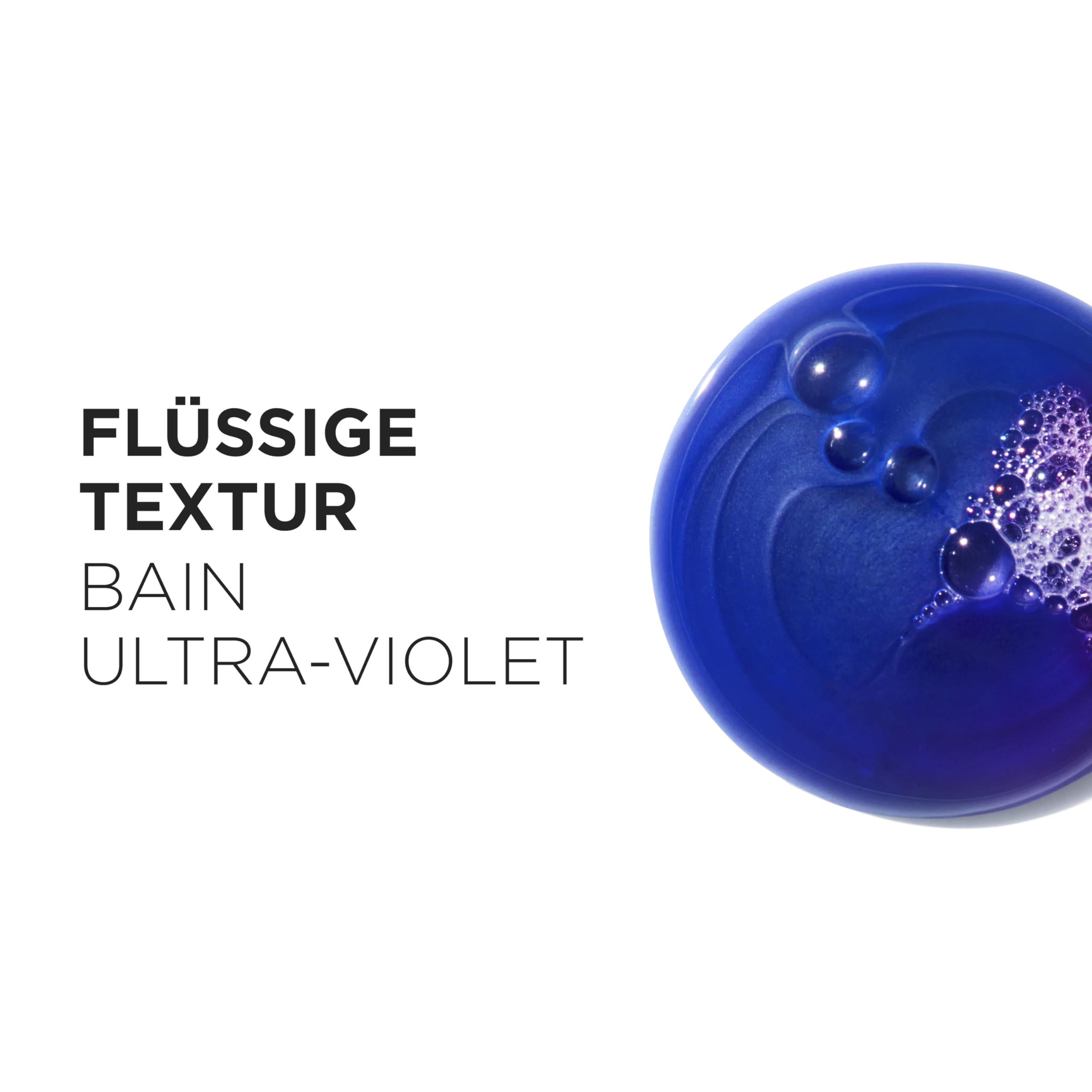 Kérastase Anti-Gelbstich Shampoo für strapaziertes und ausgeblichenes Haar, Haarbad mit Hyaluronsäure, Bain Ultra-Violet, Blond Absolu, 250 ml