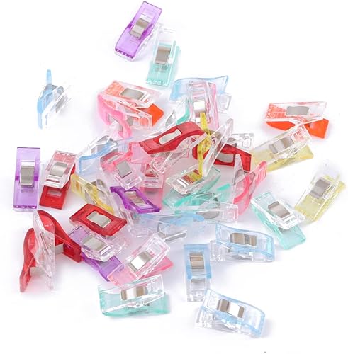 Miniatura 4 de The Quilted Bear Clips de acolchado multiusos para dobladillos de tela, clips de edredón Wonder (paquete de 18)