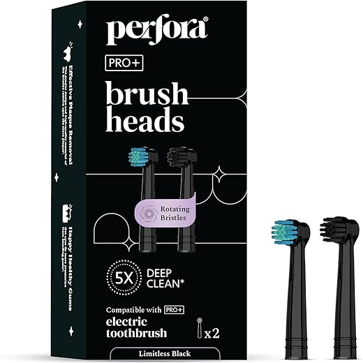 Perfora Battery Powered Brushhead Limitless Black