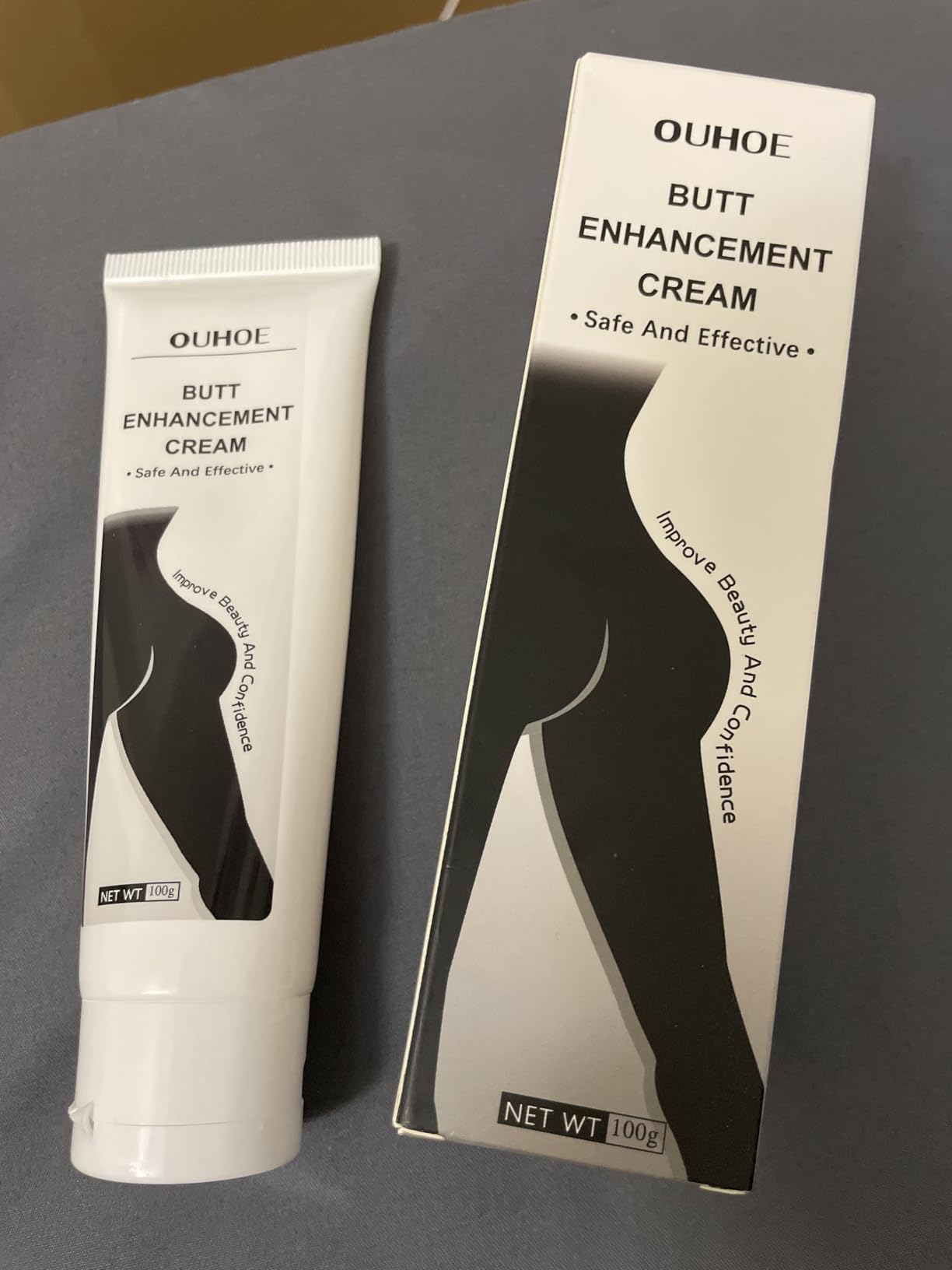 KlsyChry Hip Lift Up Cream, Bigger Butt Enhancement Cream, Hip Up Cream Bigger Buttock, Hip Lift Up Massage for Butt Shaping, Firming & Tightening 1 X 100g