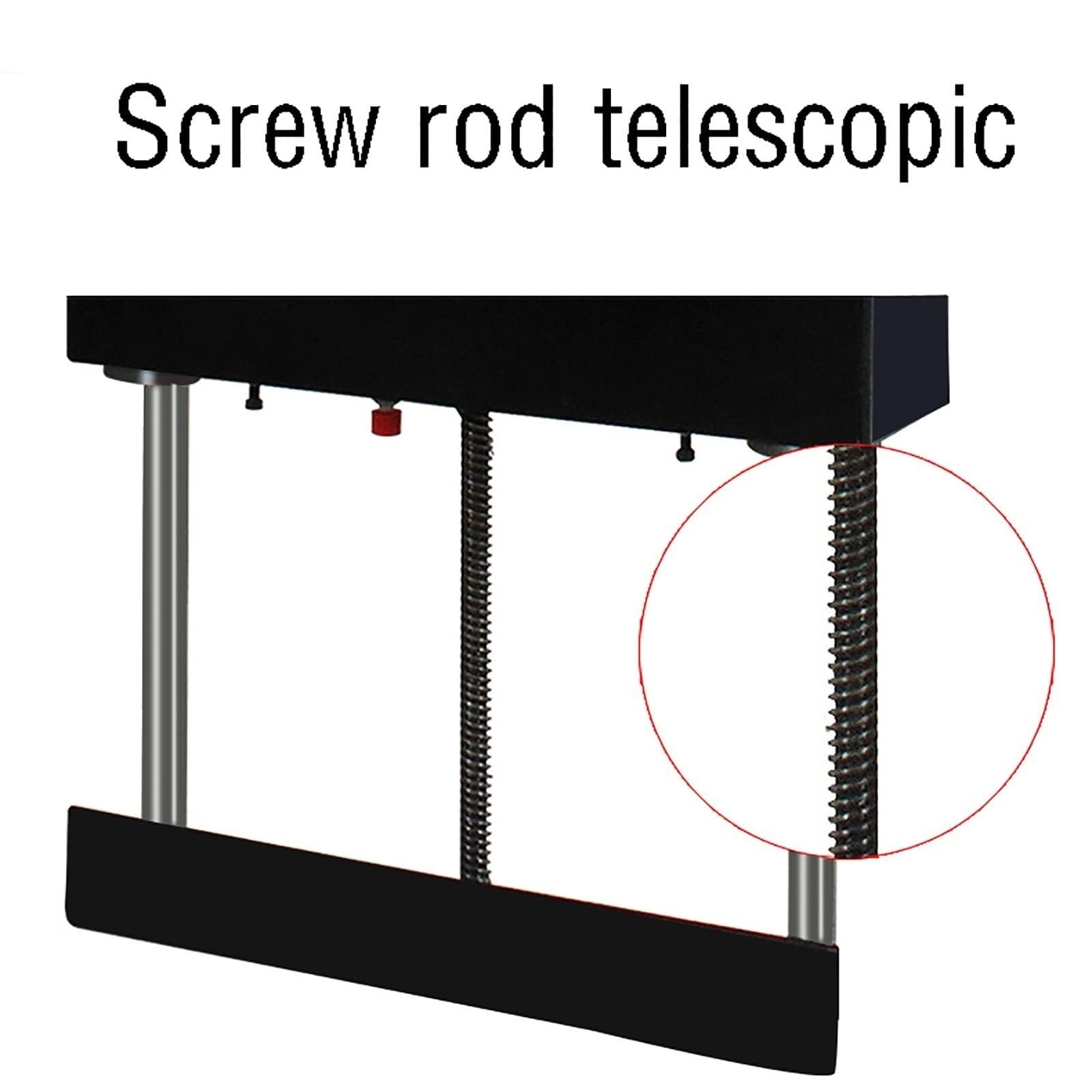 Soporte de TV de Altura Ajustable - Elevador de TV eléctrico telescópico - Soporte de TV con elevación motorizada con Control Remoto inalámbrico RF, se Puede Ocultar en el Armario, se Adapta