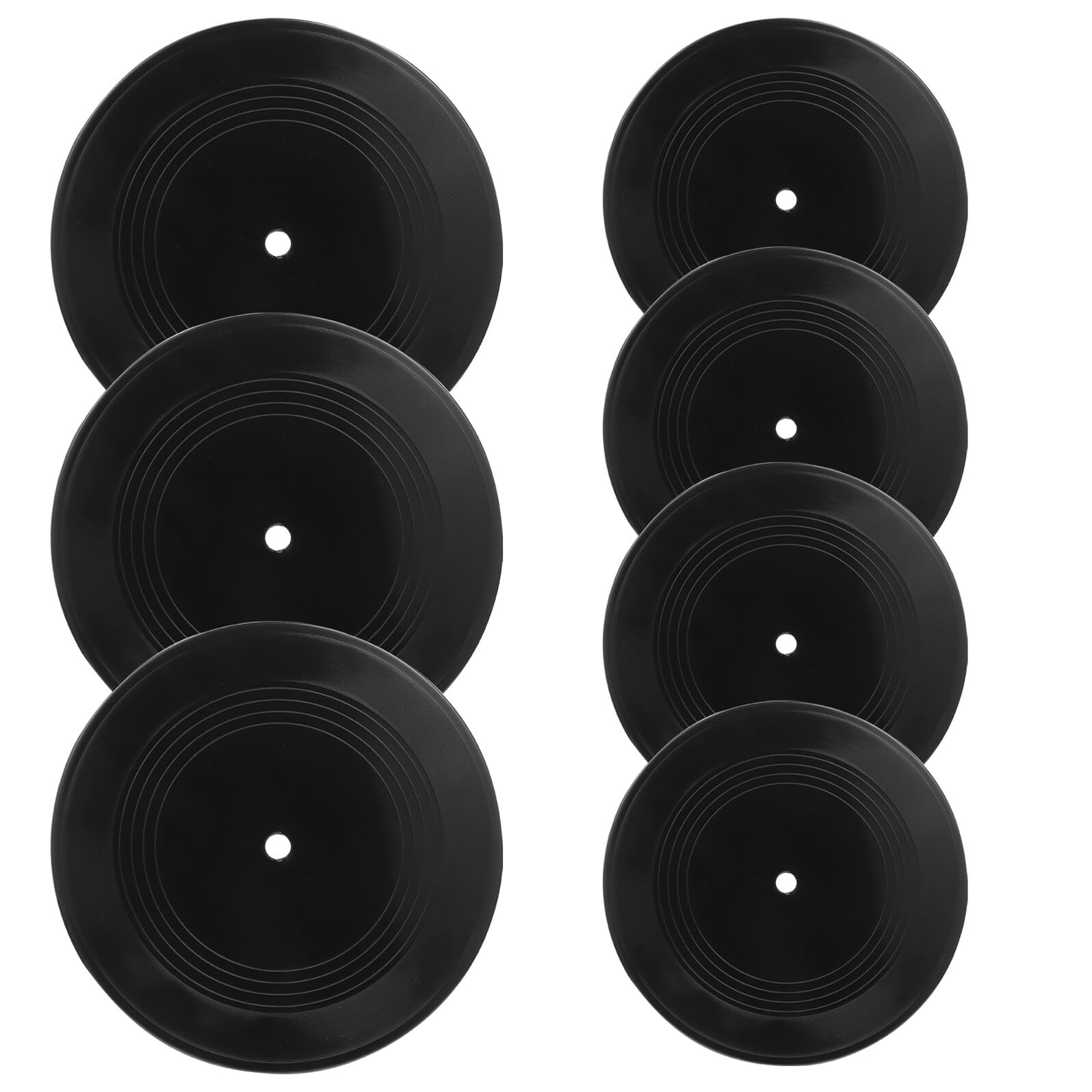 BESPORTBLE Decorazioni da Parete Stile Retro Artistico in Vinile Nero 12 Pezzi per Arredamento Interno Casa o Bar