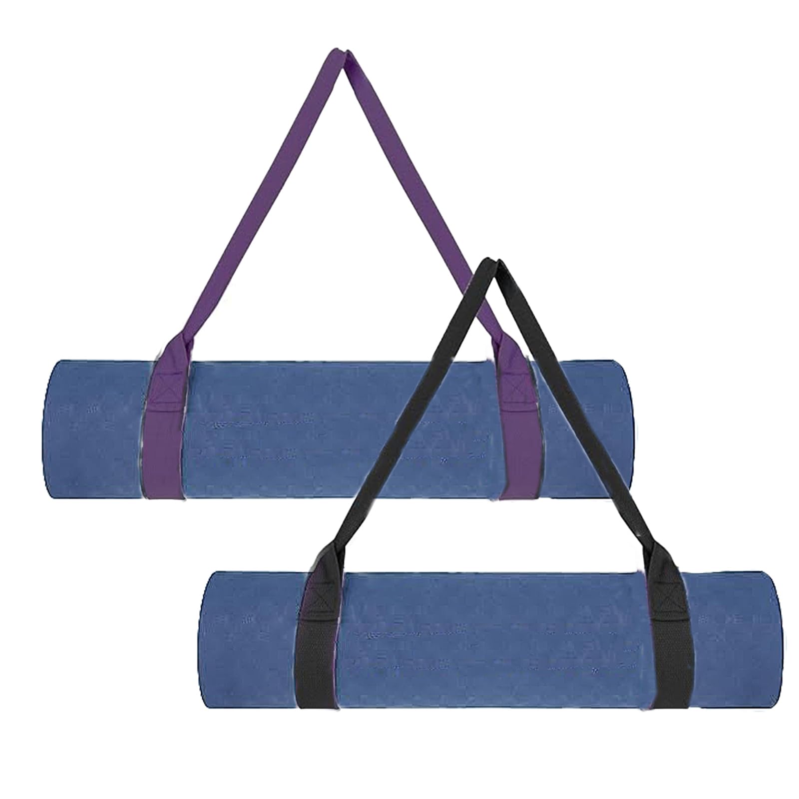 2 Stück Tragegurt Yogamatte,Verstellbare Yoga Gurt,Yogagurt,Baumwolle Yogamattenriemen Yogamatten Halteband,Strap,für Tragen,Verstauen und Organisieren von Gymnastikmatte,Sportmatte Aller Größen