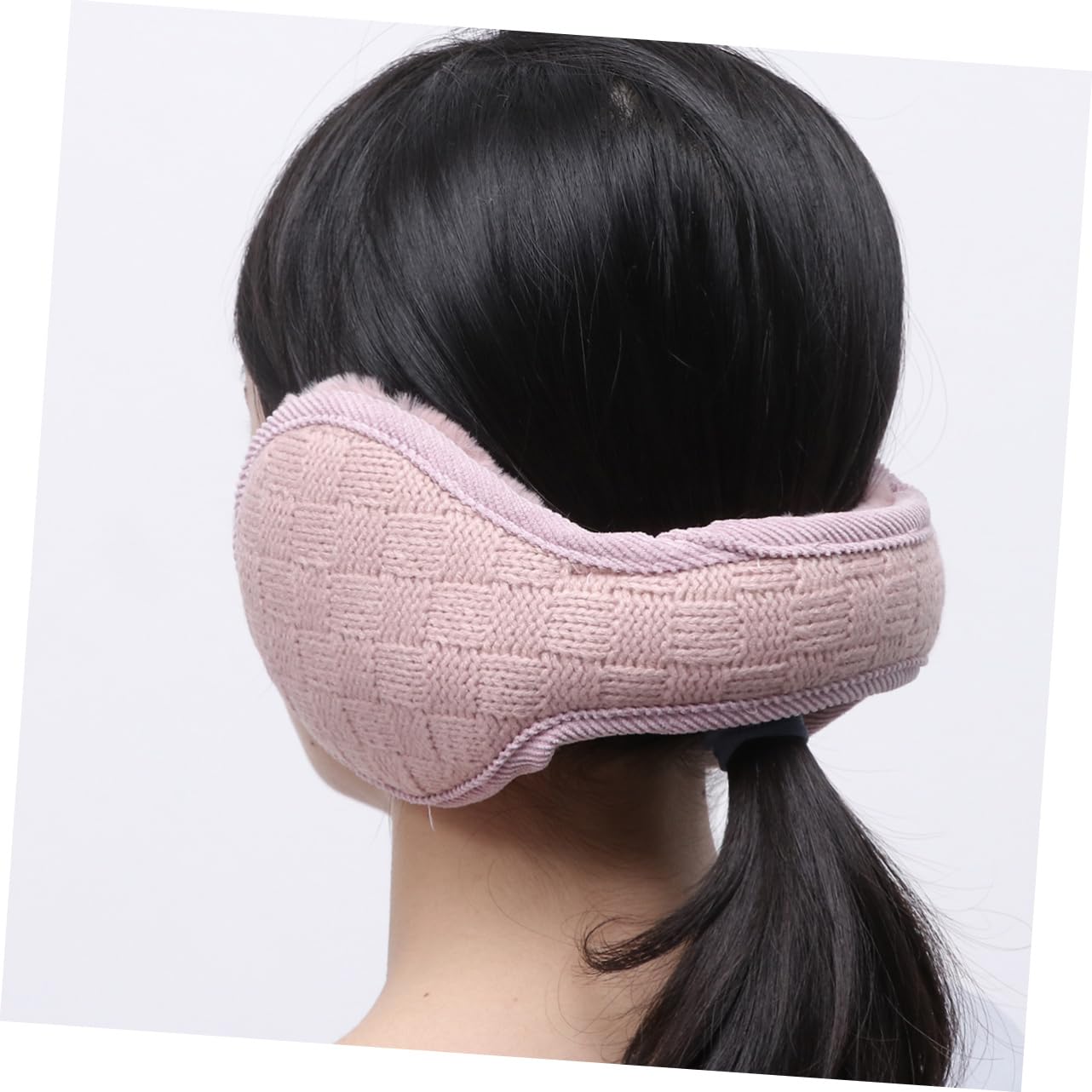 Holibanna Unisex Casual Winter Earmuffs Soft Compact Foldable Earflap Ear Cover 11x11cm for Cold Weather Activities