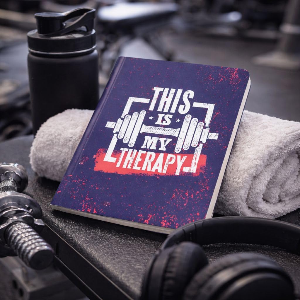 Fitness Workout Journal A5 | 120 Ruled Pages | 80 GSM Paper | Gym & Goal Tracking Notebook | Rounded Corners | Softcover-image-32