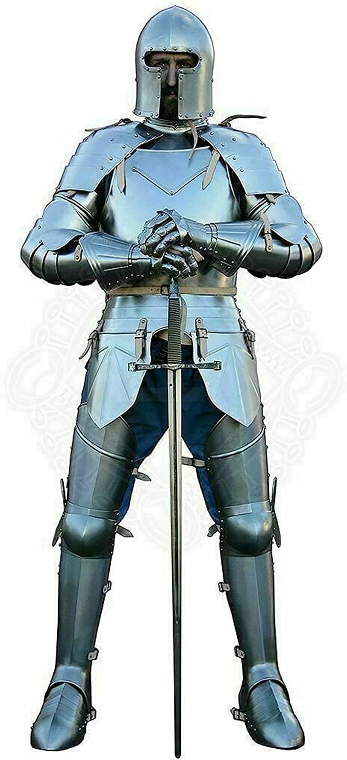 Suit Knight Full Suit of Armor Full Body Steel Gothic Wearable Replica Costume Display Decor Wonderful Halloween Costume