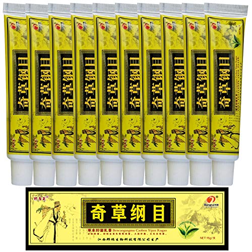10pcs Face Cream, Body Cream, Anti-Itch Cream External Use Only for Eczema, Dermatitis,Natural Chinese Herbal Cream